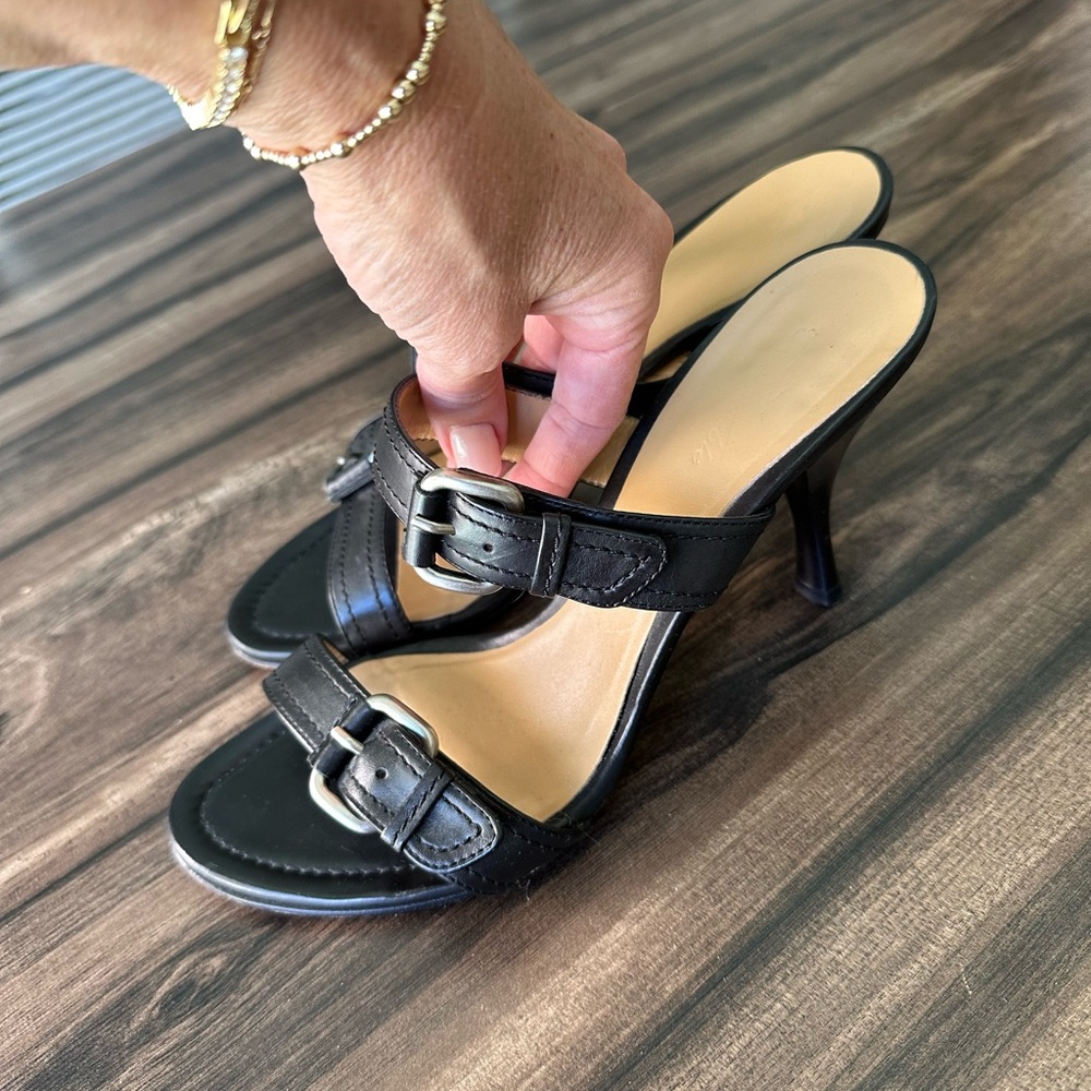 Faconnable Strappy Kitten Heel